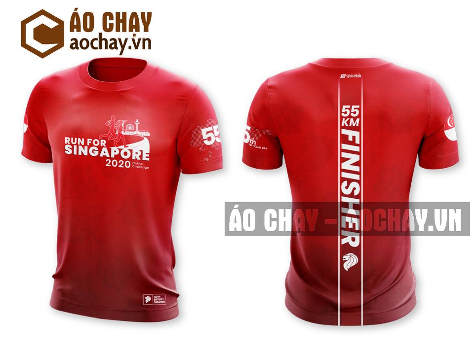 Áo Thun Chạy Bộ Màu Đỏ Tại Đồng Tháp